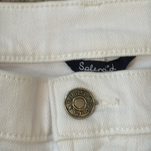 Splendid Mid-Rise Bootcut White Jeans - Picture 11 of 17